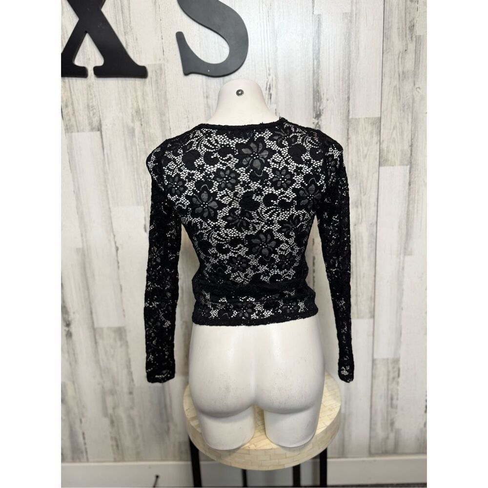 Hollister laced blouse long sleeve size XSmall - Picture 4 of 6